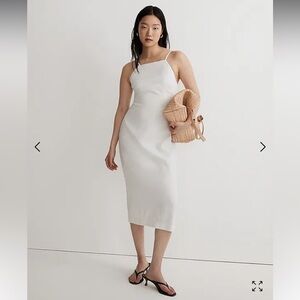 Madewell Goldie Midi Dress in 100% Linen